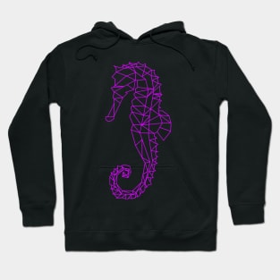 seahorse outline design Hoodie